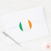アイルランド国旗 ラウンドシール (封筒)