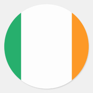 アイルランド国旗 ラウンドシール