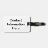 アイルランド国旗 ラゲッジタグ (裏面横)