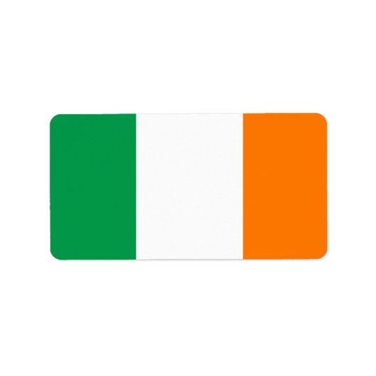 アイルランド国旗 ラベル (正面)