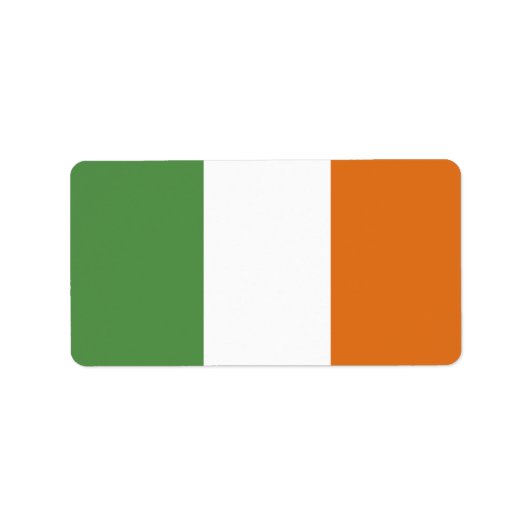 アイルランド国旗 ラベル (正面)