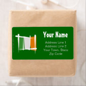 アイルランド国旗 ラベル (インサイチュ)