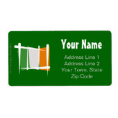 アイルランド国旗 ラベル (正面)