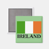 アイルランド国旗、ラベル マグネット (正面/裏面)