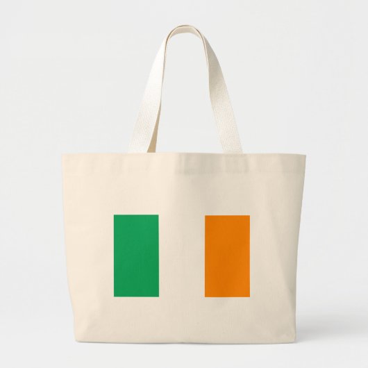 アイルランド国旗 ラージトートバッグ (正面)