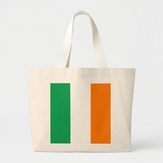 アイルランド国旗 ラージトートバッグ (正面)