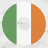 アイルランド国旗 ワイングラスタグ (正面)