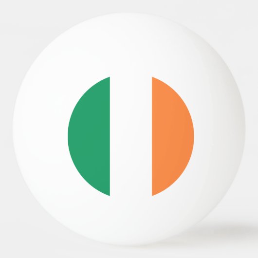 アイルランド国旗 卓球ボール (正面)