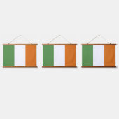 アイルランド国旗 吊り下げ型タペストリー (トリプル)