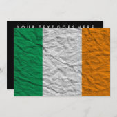 アイルランド国旗 招待状 (正面/裏面)