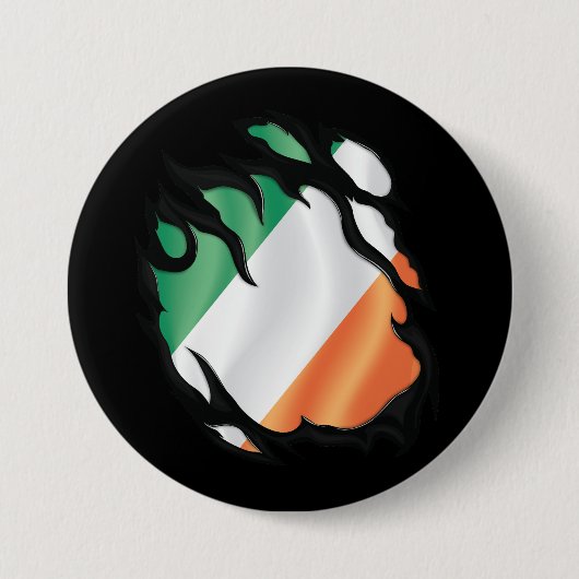 アイルランド国旗 缶バッジ (正面)