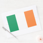 アイルランド国旗 長方形シール (封筒)