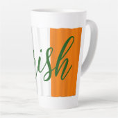 アイルランド国旗（高） カフェラテマグ (右アングル)