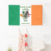 アイルランド国旗 – Alabama Irish 横断幕 (インサイチュ)