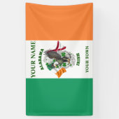 アイルランド国旗 – Alabama Irish 横断幕 (縦)