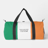 アイルランド国旗 – Ireland Tricolor ダッフルバッグ (正面)