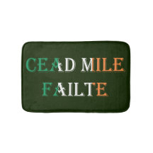 アイルランド国旗bmcnの上に置かれたCead Mile Failte