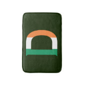 アイルランド国旗bmcntにオーバーレイされたDモノグラム バスマット (正面縦)