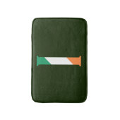 アイルランド国旗bmcntにオーバーレイされたIモノグラム バスマット (正面縦)