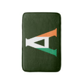 アイルランド国旗bmcntに覆われたモノグラム バスマット (正面縦)