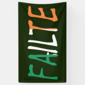 アイルランド国旗bnrcntに上書きされた失敗 横断幕 (縦)