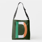 アイルランド国旗cbbcntに覆われたDモノグラム クロスボディバッグ (裏面)