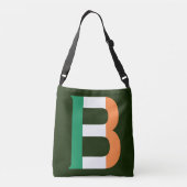アイルランド国旗cbbcntの上にBモノグラム クロスボディバッグ (裏面)