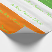 アイルランド国旗Christmas Nolaig Shona Dhuit ラッピングペーパー (角)