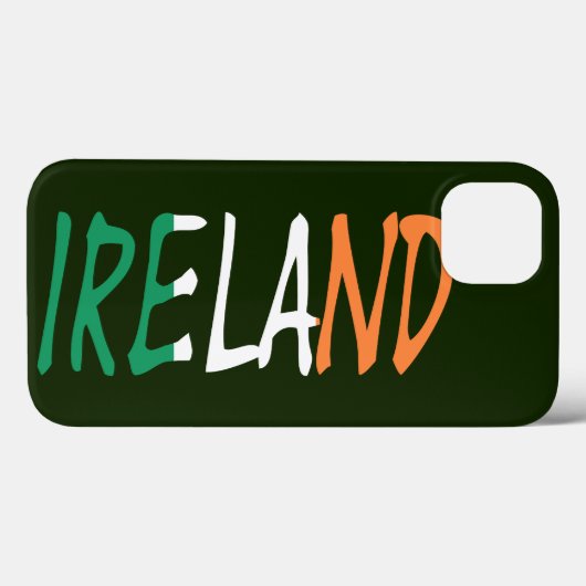 アイルランド国旗iphcntに覆われた Case-Mate iPhoneケース (裏面 (横))