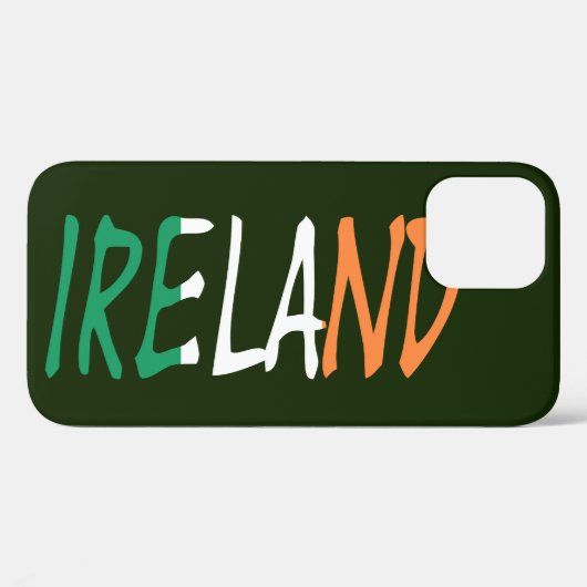 アイルランド国旗iphcntに覆われた Case-Mate iPhoneケース (裏面 (横))