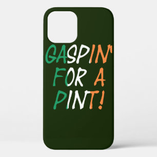 アイルランド国旗iphcntに重ねられた点のためのGaspin iPhone 12ケース
