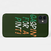 アイルランド国旗iphcntに重ねられた点のためのGaspin Case-Mate iPhoneケース (裏面(横))