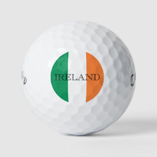 アイルランド国旗Ireland cwb gbt ゴルフボール (正面)