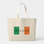 アイルランド国旗Ireland jtcnt ラージトートバッグ (裏面)
