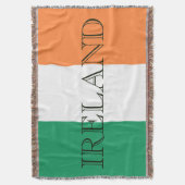 アイルランド国旗Ireland tbcnt スローブランケット (正面縦)