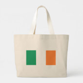 アイルランド国旗jtcnt ラージトートバッグ (裏面)