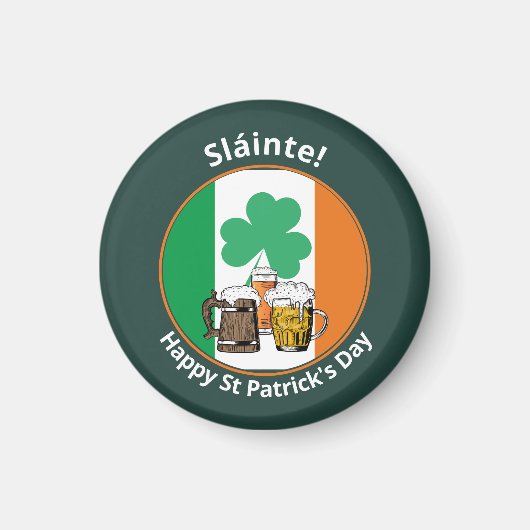 アイルランド国旗St patricks day マグネット (正面)