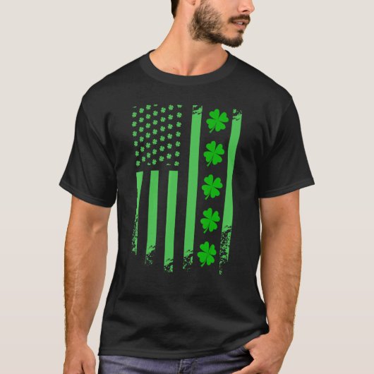 アイルランド国旗St patricks dayL Tシャツ (正面)