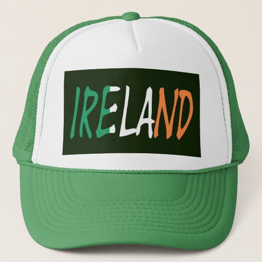 アイルランド国旗thcntに覆われた キャップ (正面)