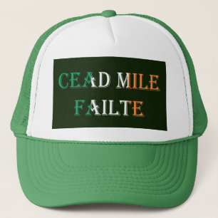 アイルランド国旗thcntのCead Mile Failte キャップ
