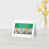 アイルランド国民おめでとう カード (黄色い花)