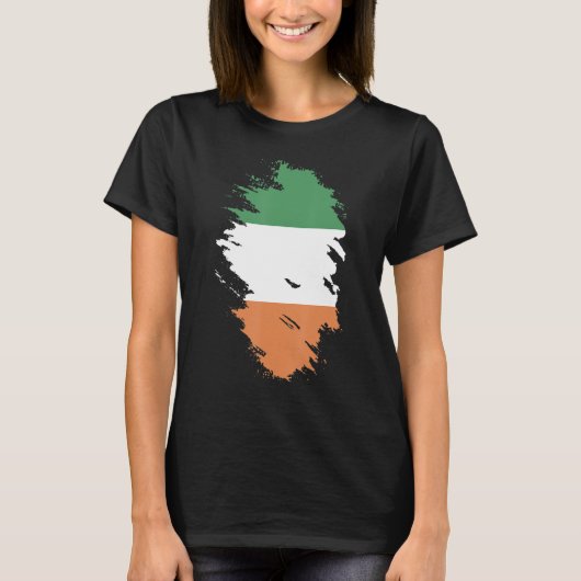 アイルランド土産女子男性へ国旗9 Tシャツ (正面)