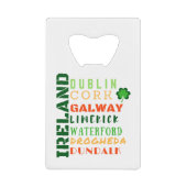 アイルランド地下鉄アート クレジットカード栓抜き (正面)