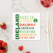 アイルランド地下鉄アート スタンダードカクテルナプキン (インサイチュ)