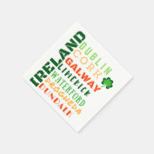 アイルランド地下鉄アート スタンダードカクテルナプキン (角)