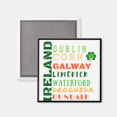 アイルランド地下鉄アート マグネット (正面/裏面)