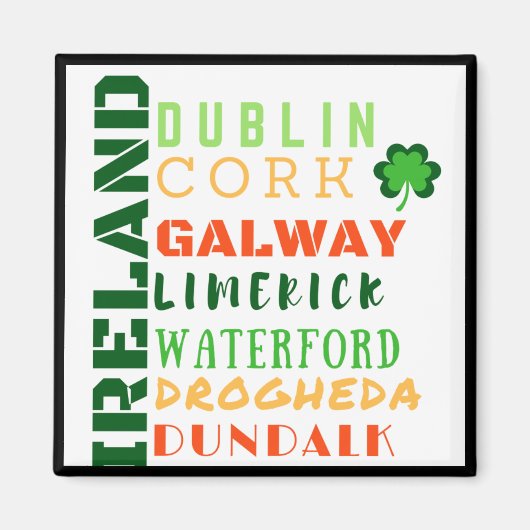 アイルランド地下鉄アート マグネット (正面)