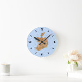 アイルランド地図の時計 ラウンド壁時計 (ホーム)