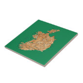 アイルランド地図タイル タイル (側面)
