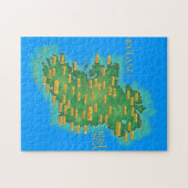 アイルランド地図 ジグソーパズル (横)